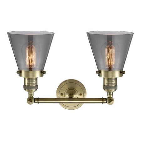 2 Light Vintage Dimmable Led Bathroom Fixture